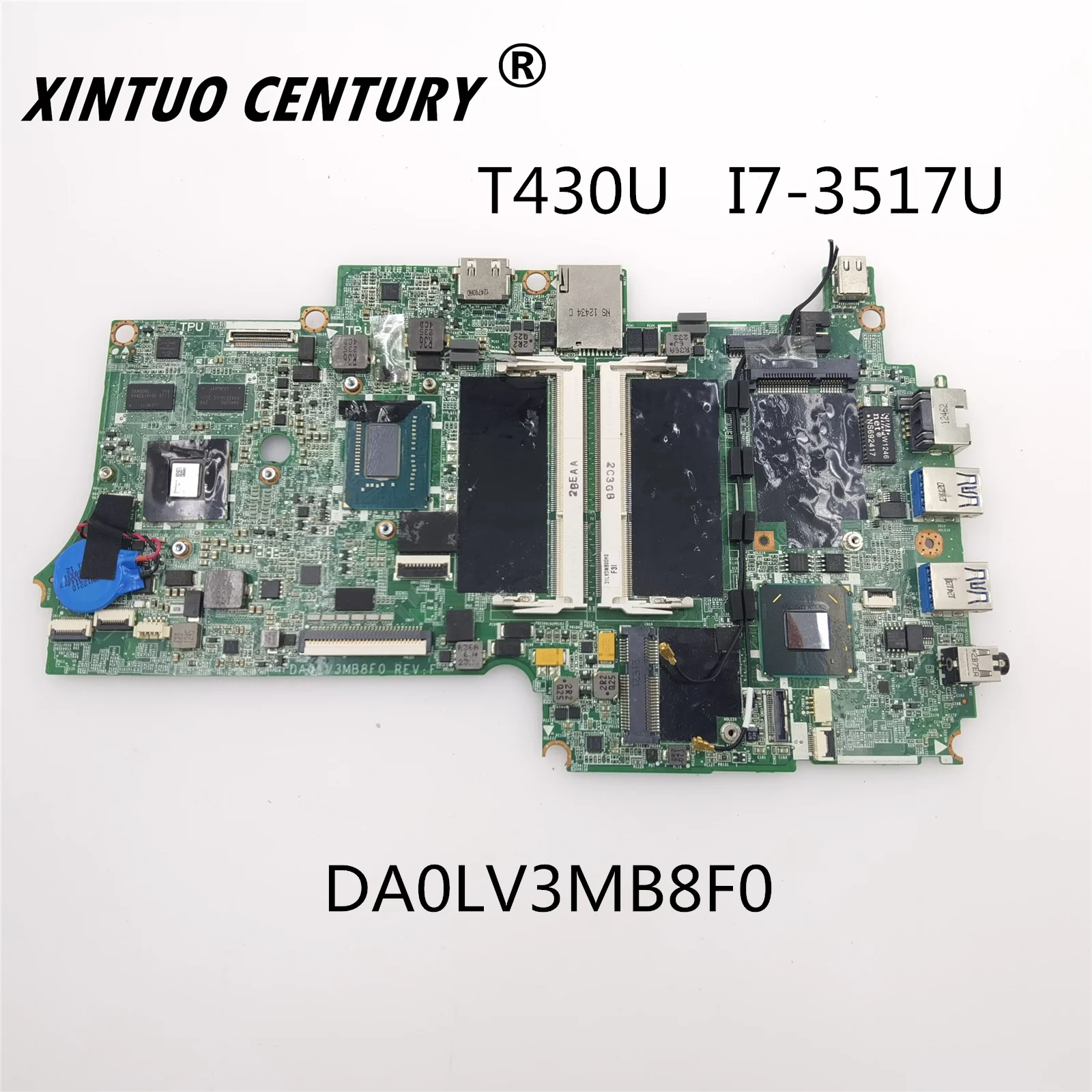 

For Lenovo Thinkpad T430U DA0LV3MB8F0 04Y1049 I7-3517 CPU 100% test
