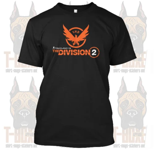 Новый The Division 2 Tom Clancy's SHD PS4 Xbox PC игровая футболка/футболка мужские Забавные