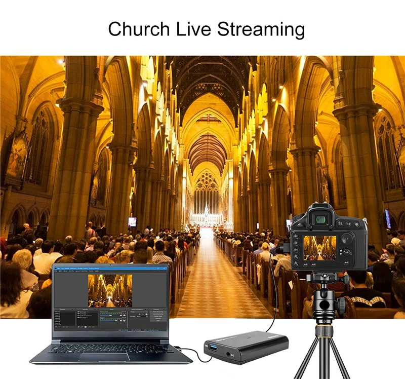 Ezcap 321 321B C USB 3.0 HDMI Game Capture Card Live Streaming Box Recording TO 4K 30hz 1080P 120fps 60fps Audio Video Loop | Компьютеры и
