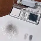 3 цвета крутые оттенки тени для век Палетка черный Смоки палитра матовые блестящие тени для век стойкие пигменты для глаз корейская косметика для глаз