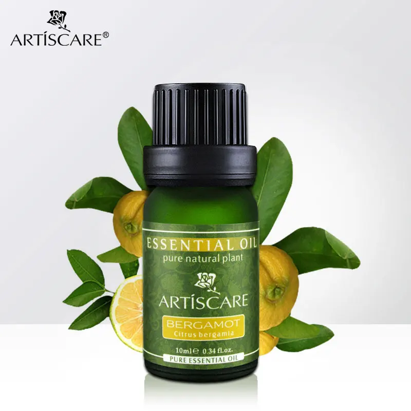 ARTISCARE 100% чистый Бергамот Эфирное масло 10 мл чистая кожа и контроль масла Уход за