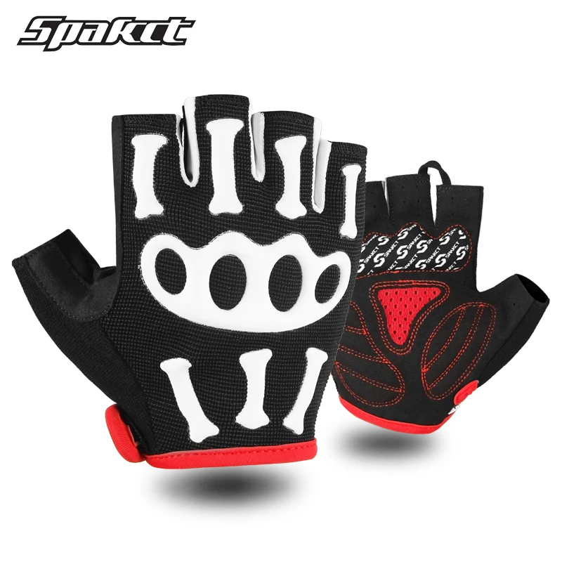 

Non-slip Adult Kids Childen Cycling Gloves Half Finger Bike Bicycle Mittens Gel Padded For Gym Fitness Running Hiking Camping