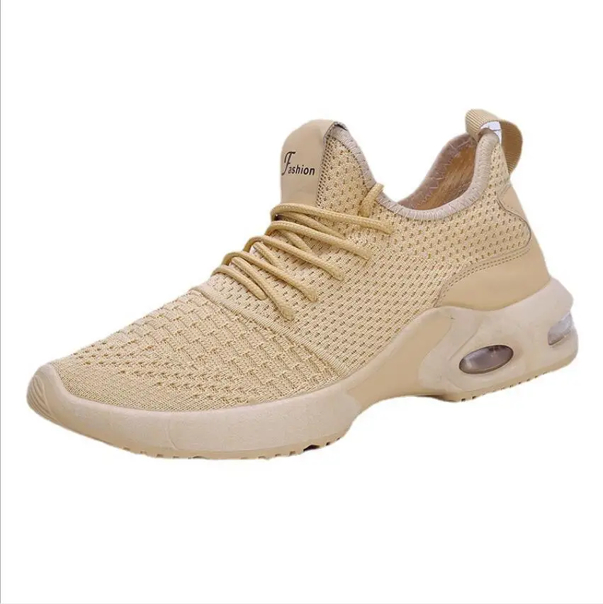 

Spring and Summer New Air Cushion Flying Woven Sports Casual Men's Running Shoes Men Sneakers Zapatos Deportivos Vulcanize Shoes