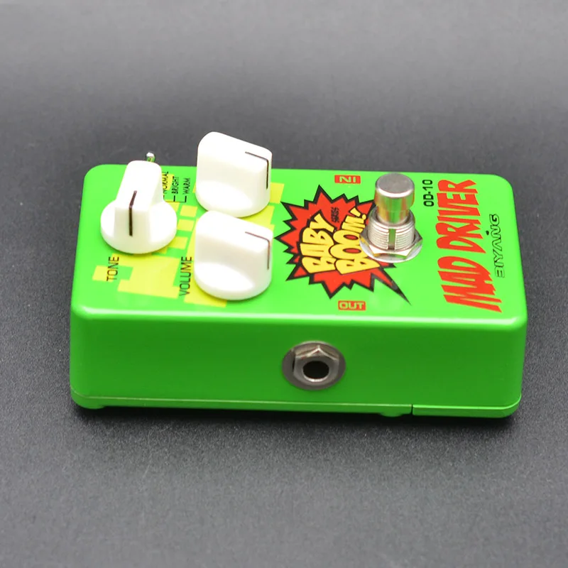 Педаль для басовых эффектов Biyang OD 10 три модели Mad Drive Overdrive|Детали и аксессуары