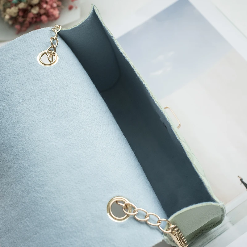 UKQLING откидная женская сумка с цепочкой замком женские сумки на плечо кошельком в