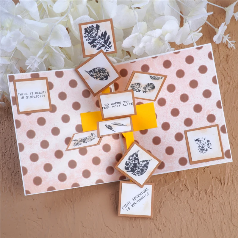 3D фото коллаж всплывающая карта металлическая высечка трафарет для скрапбукинга