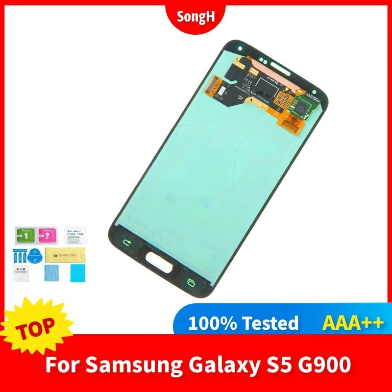 

Высококачественный ЖК-дисплей для Samsung Galaxy S5, G900, G900F, G900H, G900A, G900T, G900I, ЖК-дисплей, сенсорный экран, дигитайзер в сборе