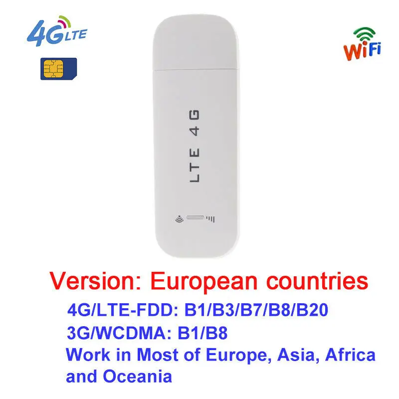 4G Wi Fi роутер LTE USB модем Беспроводная широкополосная Мобильная точка доступа 3G/4G