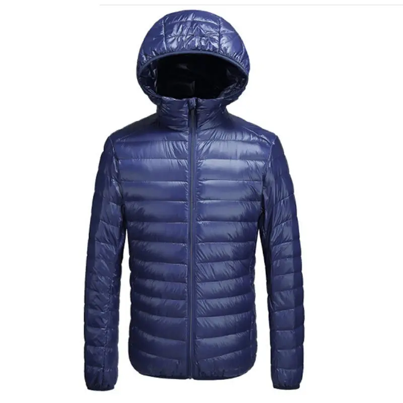 Осенне-зимняя куртка-пуховик для мужчин на каждый день со стоячим воротником ультра светильник парка пальто Портативный ветронепроницаема... от AliExpress WW