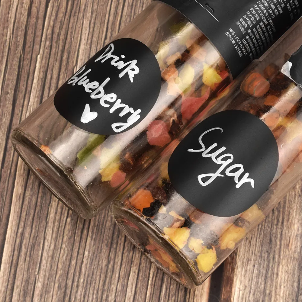 120 шт. этикетки для кладовой банки наклеек на специи кухонные съемный Органайзер