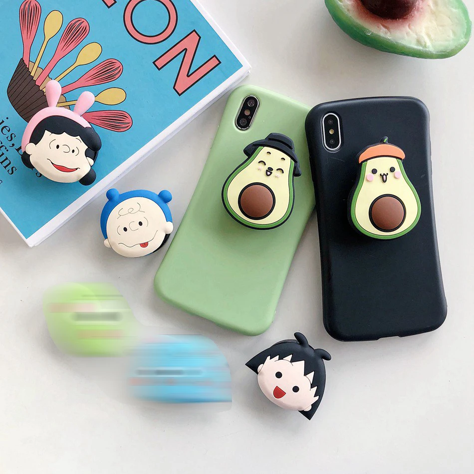Универсальный складной держатель кронштейна для iPhone Samsung Huawei Xiaomi OPPO VIVO милый