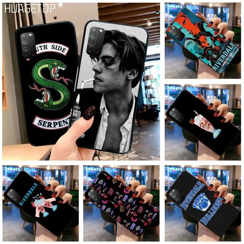 

HUAGETOP TV Americana Riverdale Jughead Jones Woz Aqui Rigido Phone Case for Huawei Honor 30 20 10 9 8 8x 8c v30 Lite view pro