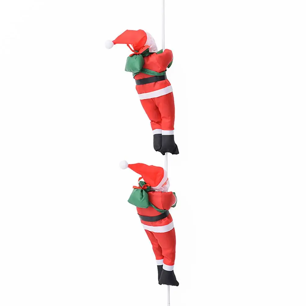 

3 Santa Claus Climbing On Rope Ladder Decoration For Christmas Tree Indoor Outdoor Hangings Ornament Pendant Decor Christmas P
