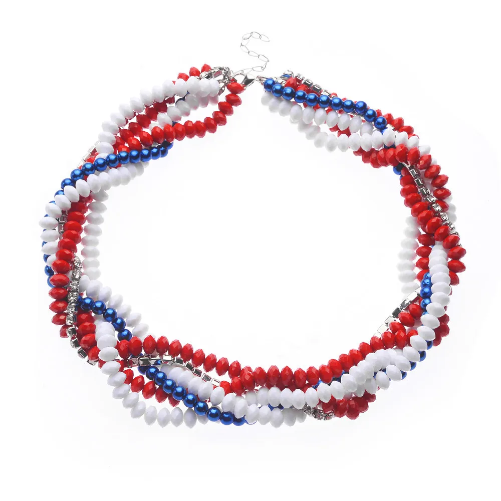 Готическое Массивное колье массивное ожерелье женское плетение Пластиковые