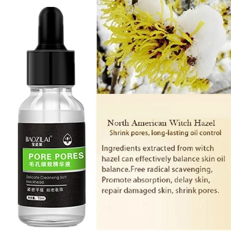 10 мл Гиалуроновая кислота сжимает поры лица Сыворотки увлажняющий отбеливающий