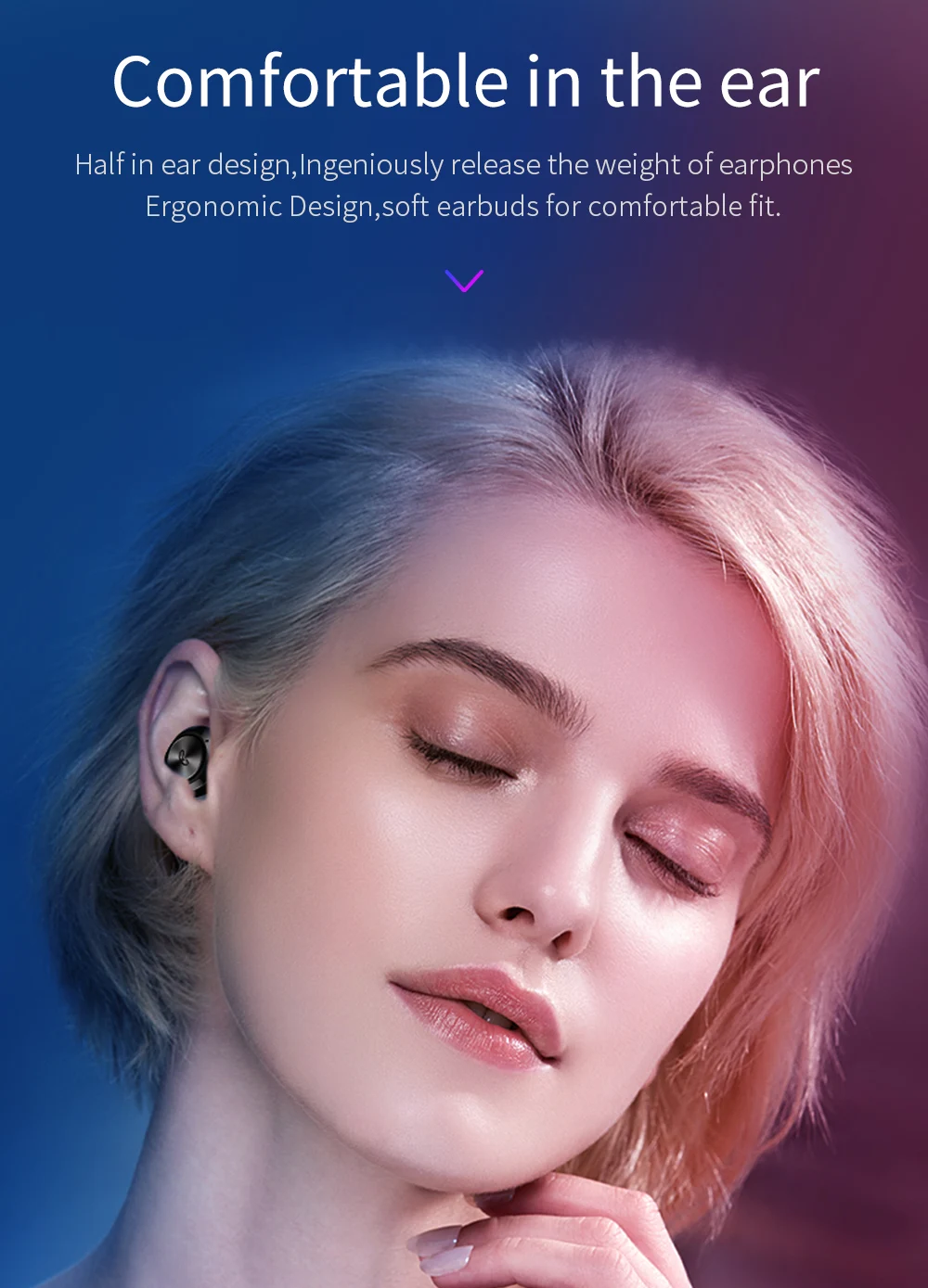 TWS, мини беспроводные Bluetooth наушники, стерео наушники-вкладыши, гарнитура с микрофоном, невидимые Bluetooth наушники для iPhone, huawei, samsung