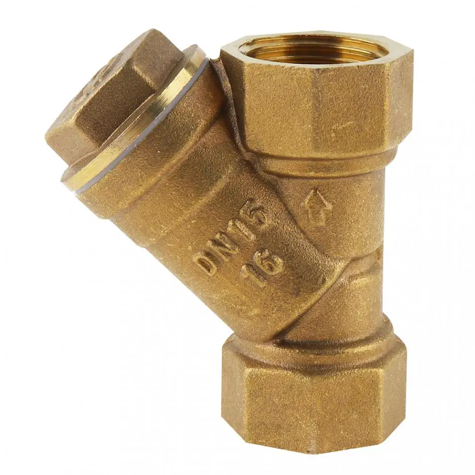 

1/2" Brass Central Pneumatic Valves Filter with Y-type and 3 Way 3 Position for Draining sewage