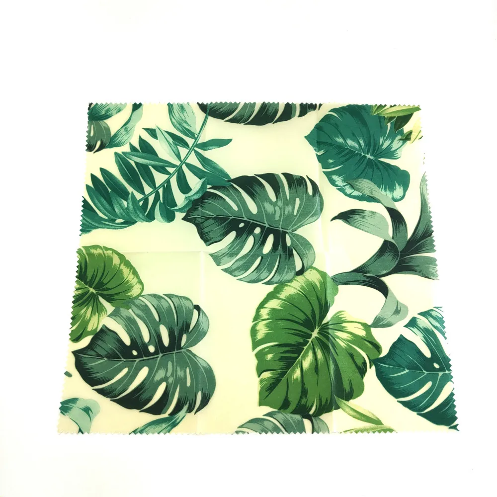 Многоразовая Органическая пищевая обертка с пчелиным воском сэндвич сыр фрукты