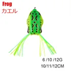 Искусственная 3d-приманка в виде лягушки с крючками для рыбалки