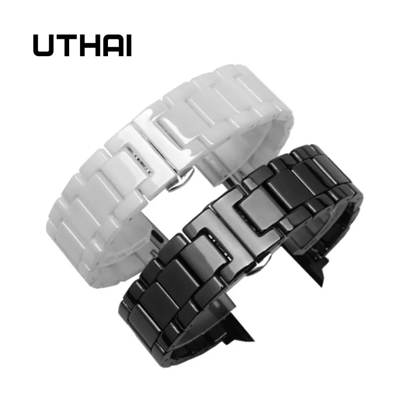 Ремешок керамический UTHAI A07 для APPLE Watch 3/2/1/42/38 мм браслет из смолы наручных часов