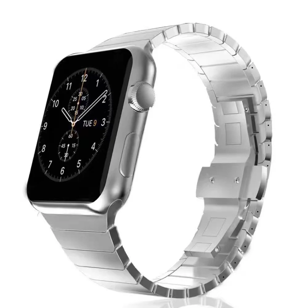 Металлическая пряжка из нержавеющей стали для Apple Watch 38 мм 40 42 44 ремешок iwatch серии 4