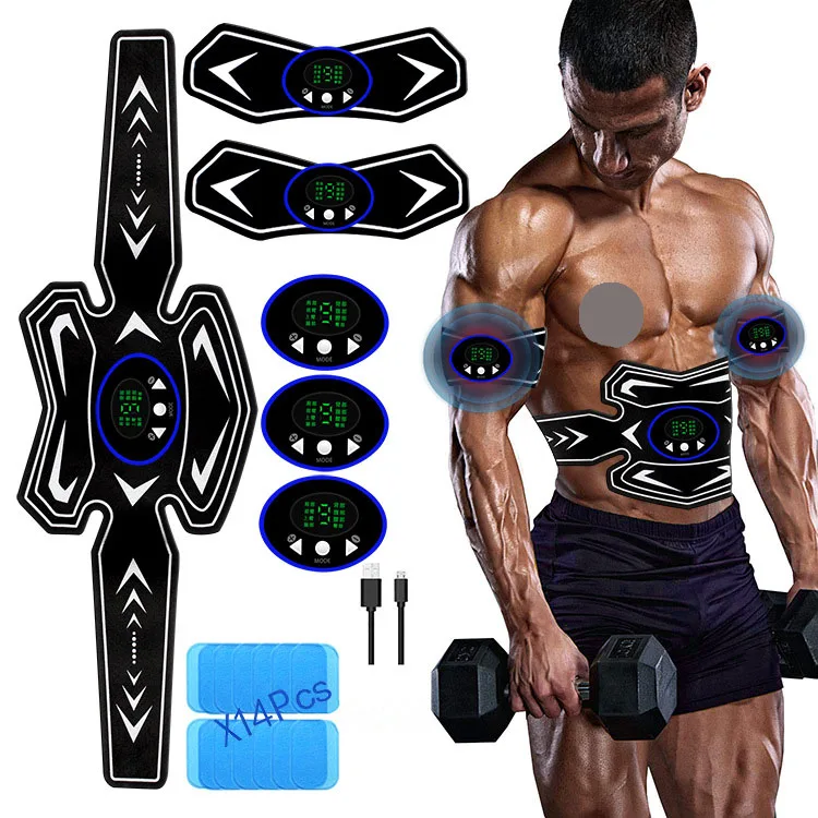 EMS Pulse fitness meter charging fitness muscle abdominal band massage