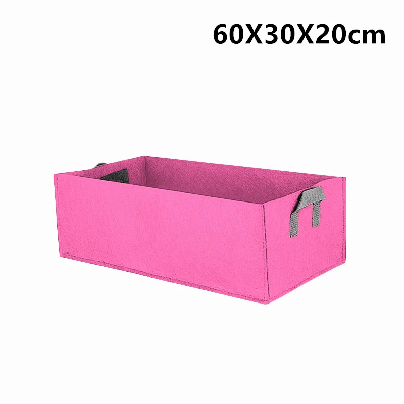 60x30x20cm Экологический растительный мешок плантатор для выращивания картофеля «сделай сам» нетканый материал томатный мешок-контейнер для посадки растений садовый цветочный горшок - Цвет: 60x30x20cm