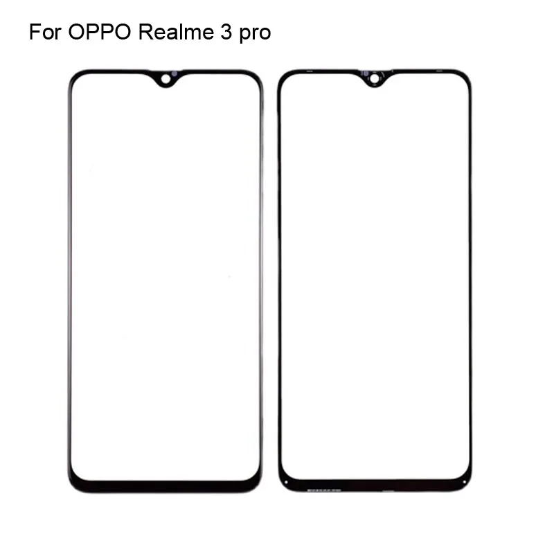 

For OPPO Realme 3 pro Front LCD Glass Lens touchscreen For OPPO Realme3 pro Touch screen Panel Outer Screen Glass without flex