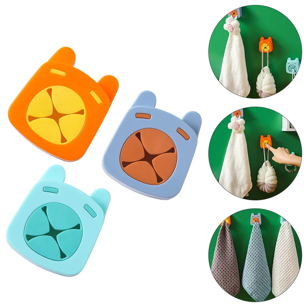 

3 шт., самоклеящиеся крючки для хранения полотенец