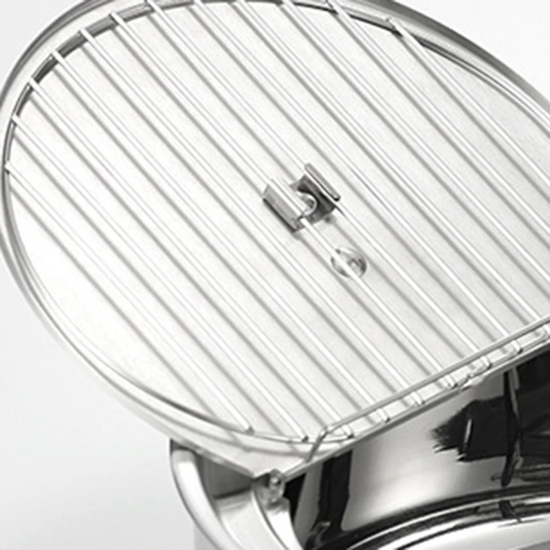 

Japanese Style Deep Frying Pot Thermometer Tempura Fryer Pan Temperature Control Fried Pot Cooking Tools Kitchen Utensil