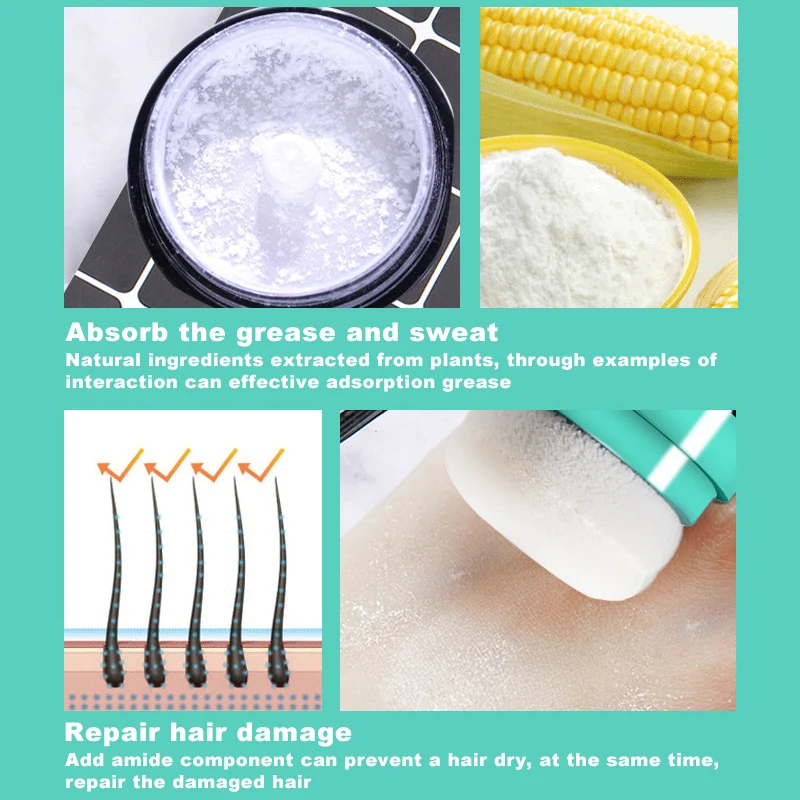 Dry Shampoo Hair Fluffy Powder Greasy Quick Disposable Styling Products Increases Volume | Красота и здоровье