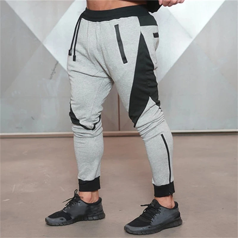 

Sport Pants Men Cotton Fitness Trackpants Running Pants Jogging Men Quick Dry Patch Gym Sweatpants Workout Trousers Joggers Male