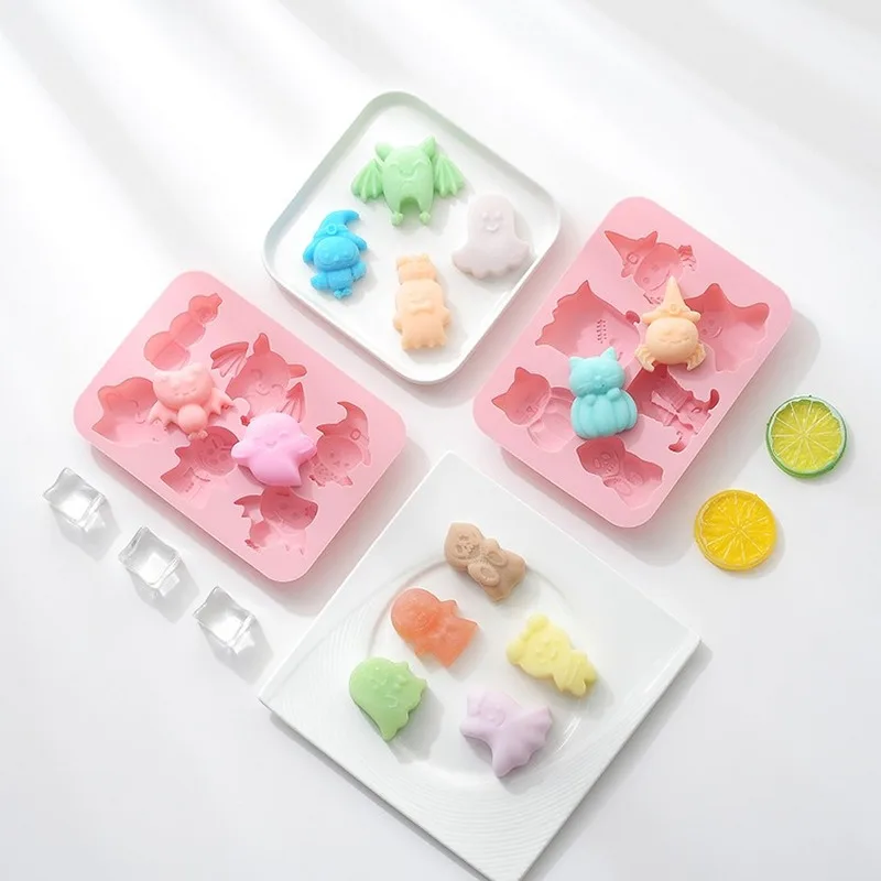 Креативный Хэллоуин Тыква призрак силиконовая форма для торта лоток выпечки еды