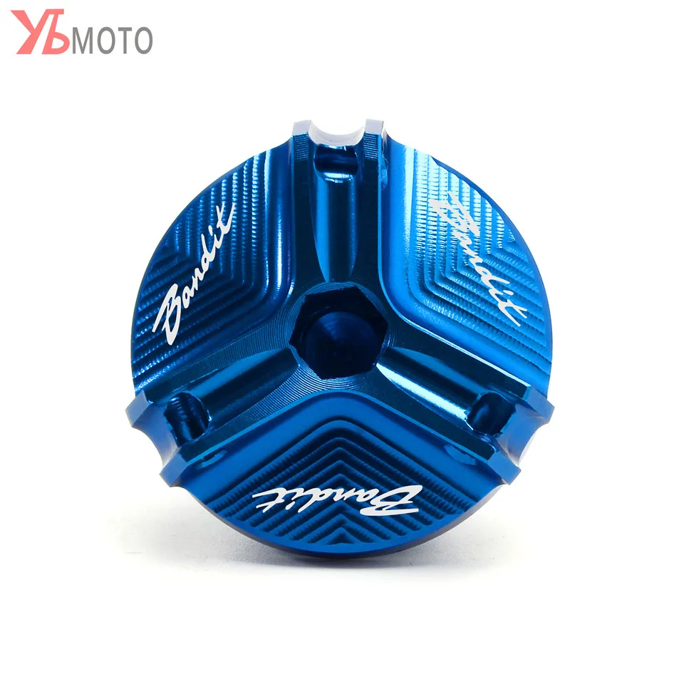 Заливочного отверстия Кепки для SUZUKI Bandit 400 600 650 1200 1250 1250S Аксессуары для мотоциклов двигателя маслосливную пробку сливная Гайка Крышка для чашки