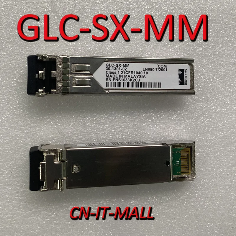 

Pulled Finisar Brocade GLC-SX-MM 30-1301-02 JDS 4GB SFP Transceiver,10pcs/lot