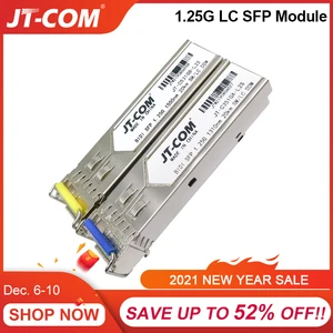 1gb lc sfp module single fiber optical transceiver gigabit fiber sfp switch module 3 80km compatible with mikrotikcisco switch free global shipping