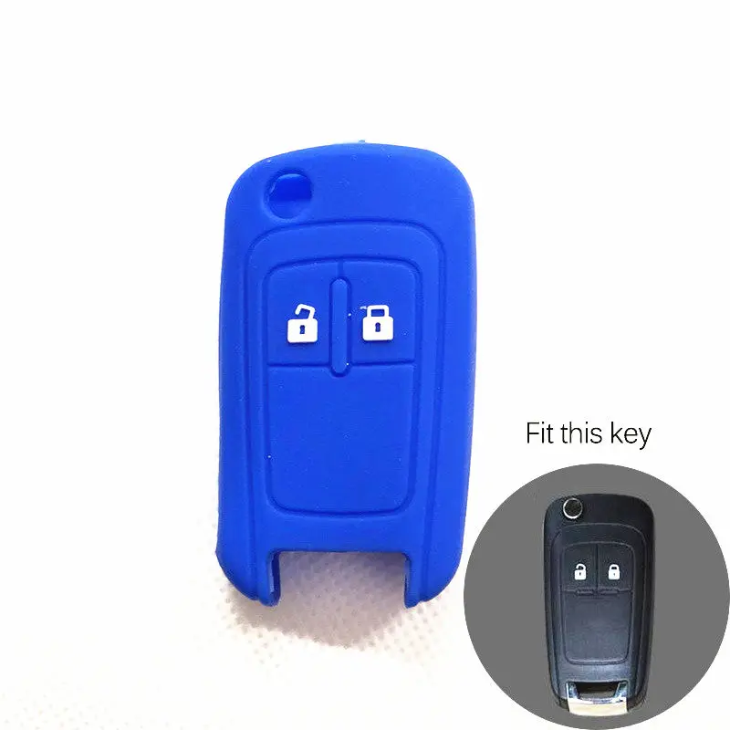 Силиконовый для ключа автомобиля протектор крышки брелок ключей Chevrolet Orlando Cruze TRAX