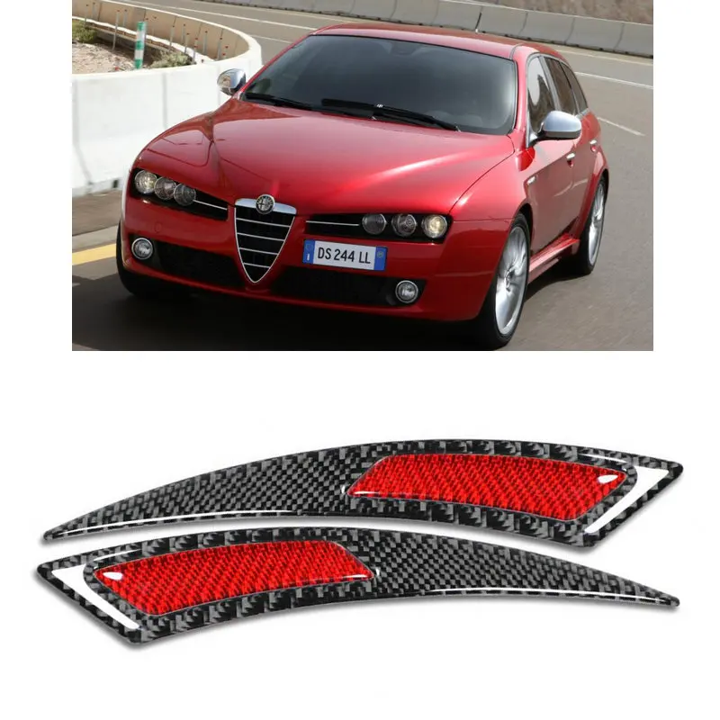 

Carbon Fiber Wheel Eyebrow Sticker For Alfa Romeo 159 145 146 147 155 156 164 166 33 4C BRERA GIULIETTA GT GTV MITO