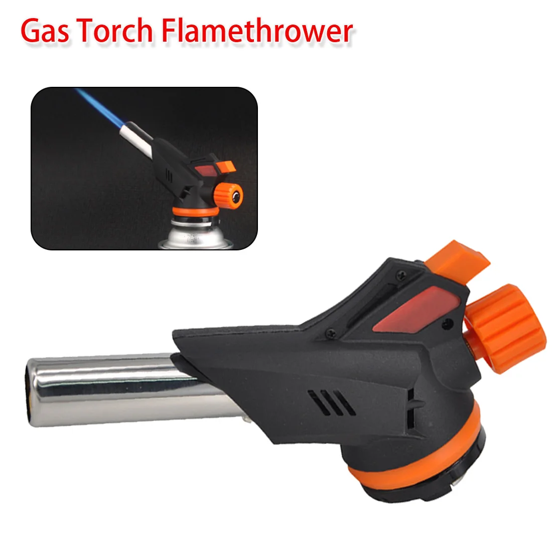 Автоматическая зажигалка пистолет сварофонарь лка газовая Бутановая выдувная