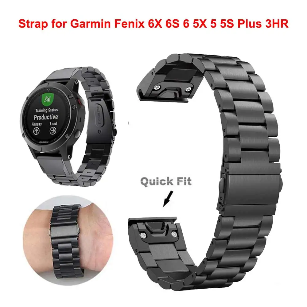26 22 20 мм быстрый ReleaseStrap для наручных gps-часов Garmin Fenix 6X 6 6S Pro 5X 5 5s 3HR S60 D2 Смарт-часы