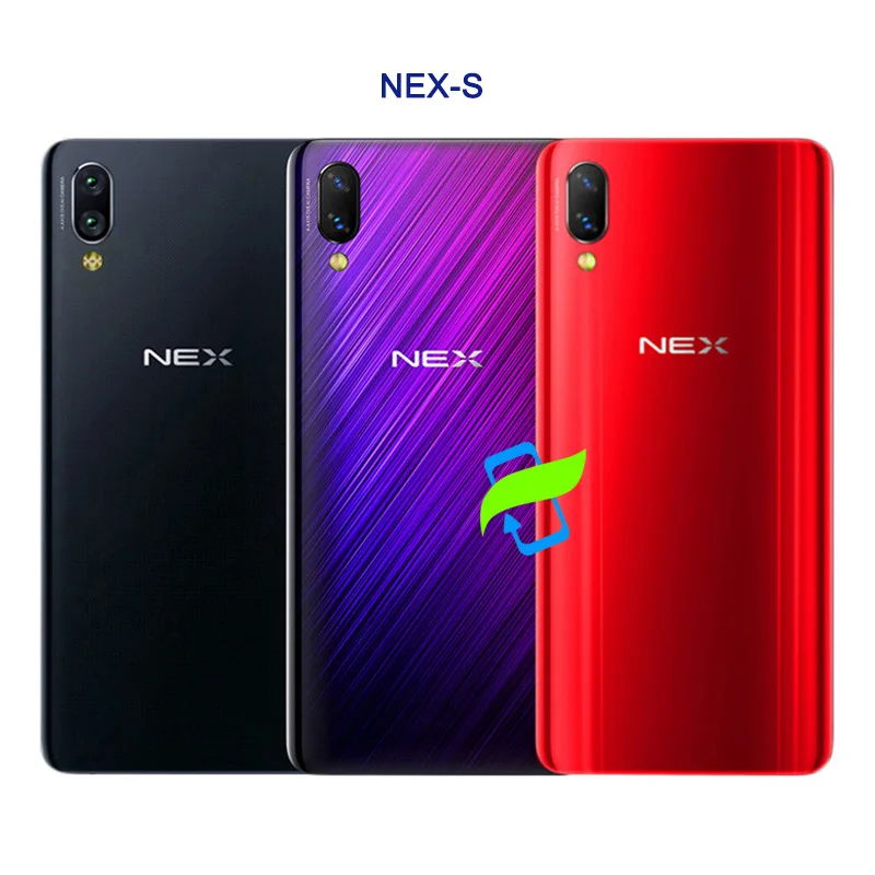 Стеклянная Крышка батарейного отсека NEX S для VIVO A 3D стеклянный чехол задняя