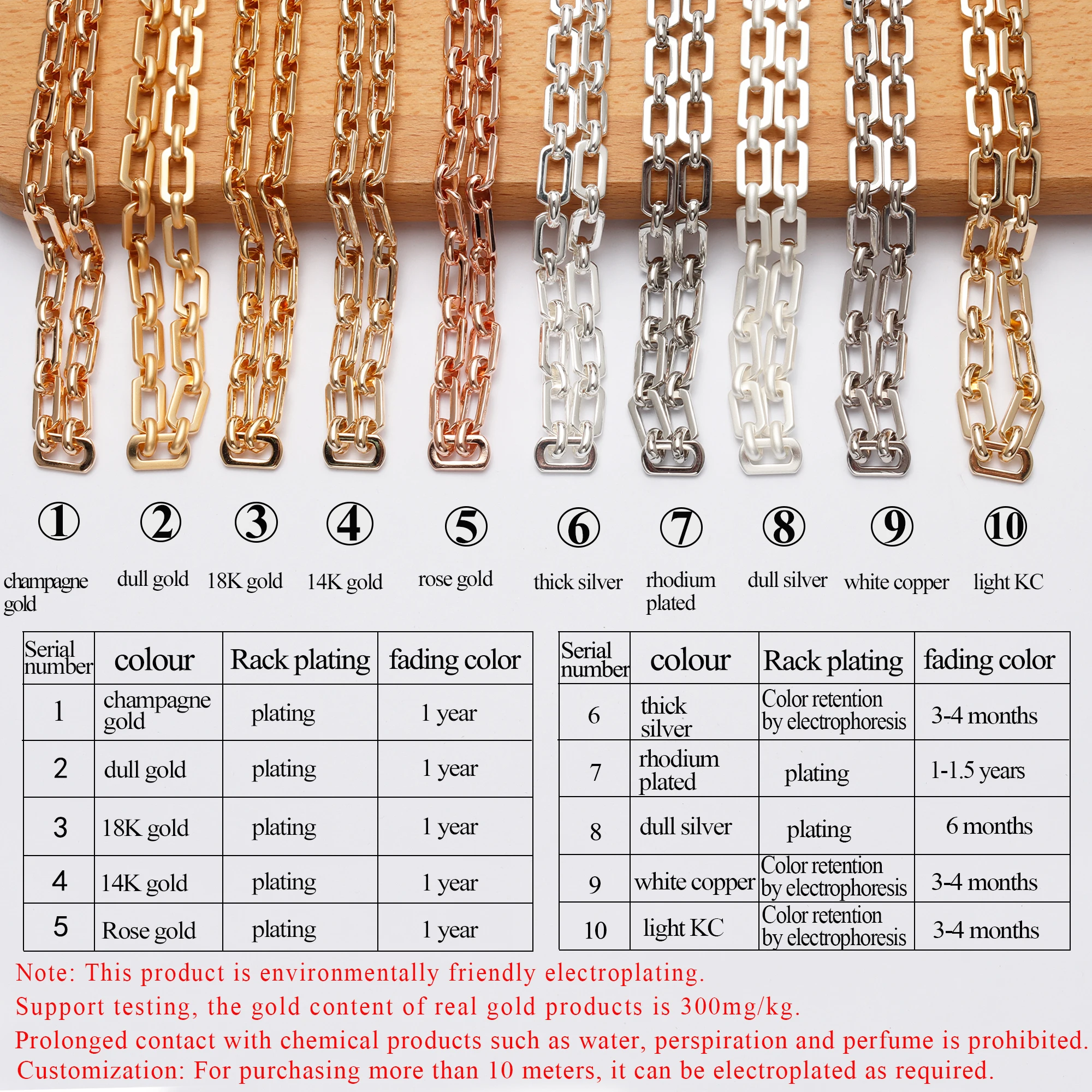 YEGUI C102 jewelry accessories 18k gold plated 0.3 microns chain zircon handmade making diy bracelet necklace 50cm/lot - купить по