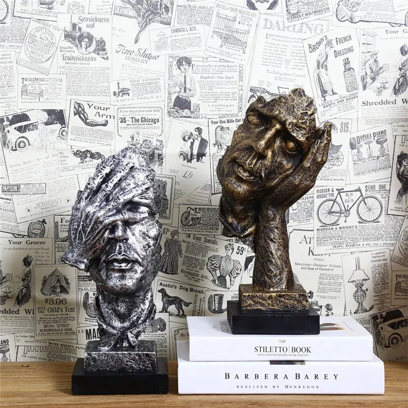Креативная художественная Статуэтка Ретро Статуэтки из смолы стабильное
