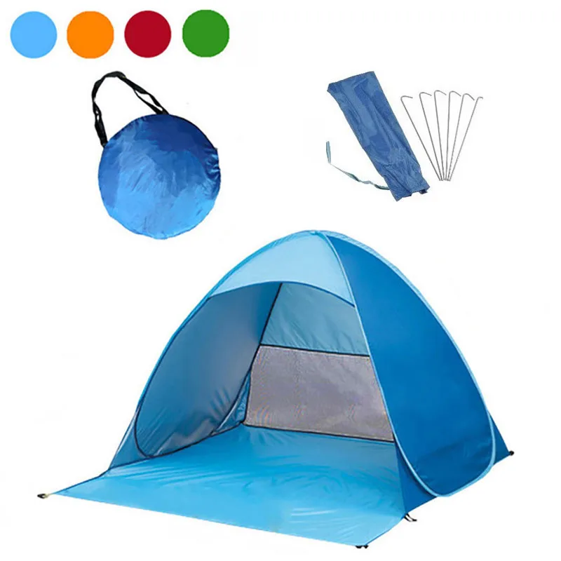 Автоматическая Пляжная палатка RU сверхлегкая Складная всплывающая для всей
