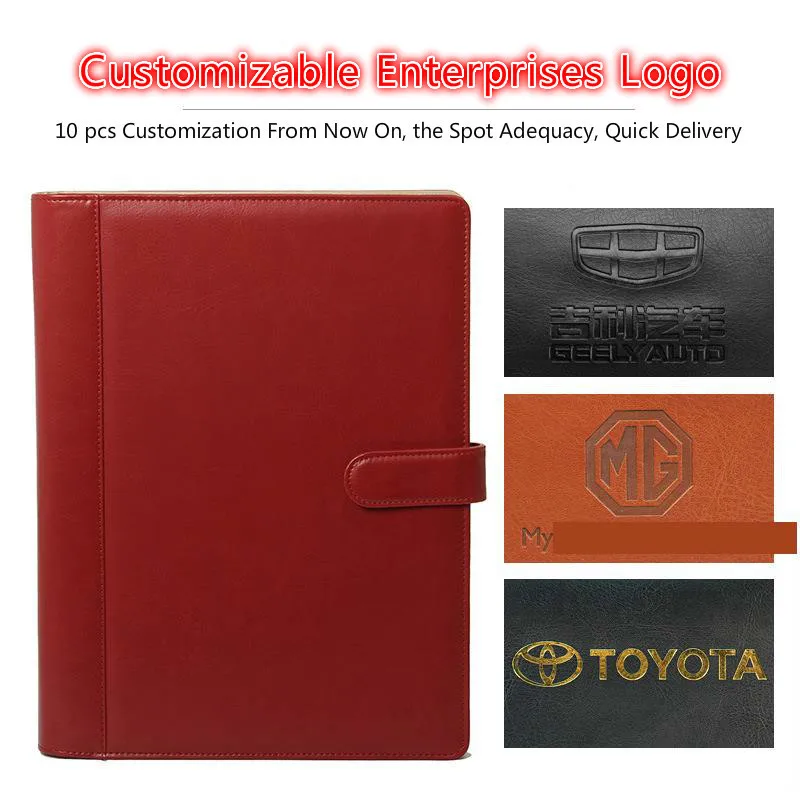 A4 Bring a папка с калькулятор лятором многофункциональный кожаный Органайзер