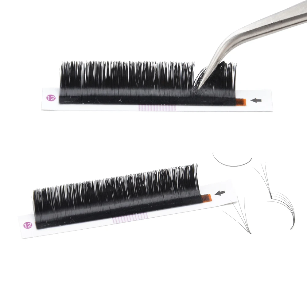 TDANCE 5pcs/lot Rapid Blooming Volume Eyelash Extensions self fanning Fast Fan Individual Lashes Automatic | Красота и здоровье