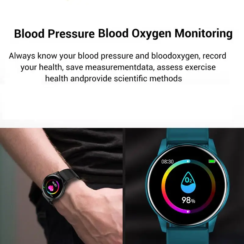 Смарт браслет с цветным IPS экраном 1 3 дюйма легкость и портативность не занимает