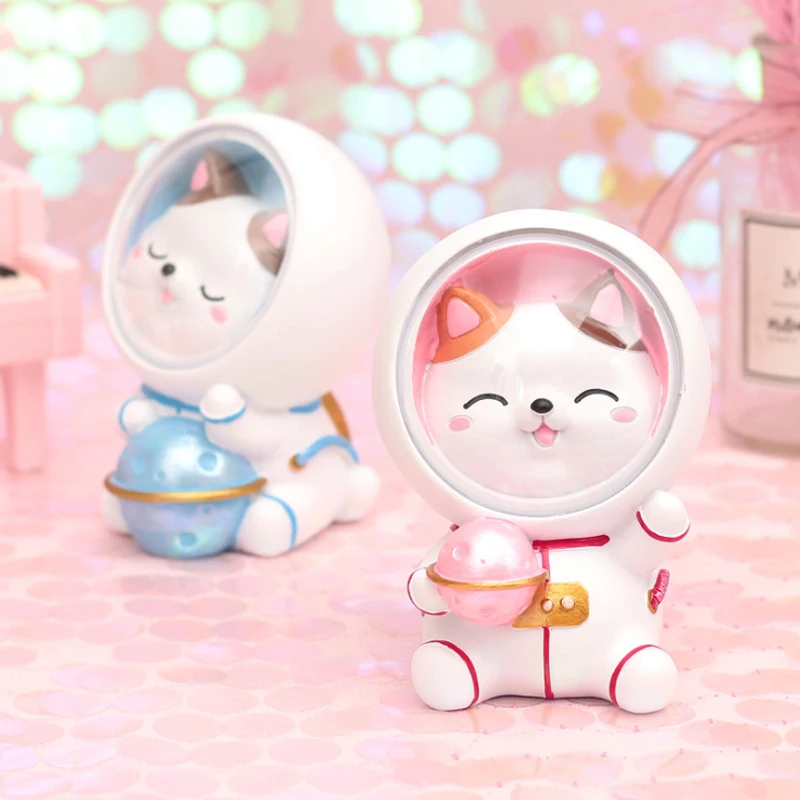 Космическая кошка копилка Детская украшение для комнаты домашнее коробка