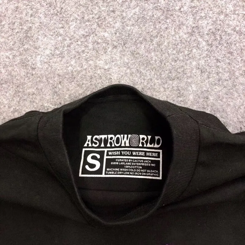 

19ss Travis Scott RIP DJ Screw Tee Astroworld T-shirt Wen 1:1 Best Quality T shirts Top Tees Travis Scott T shirt