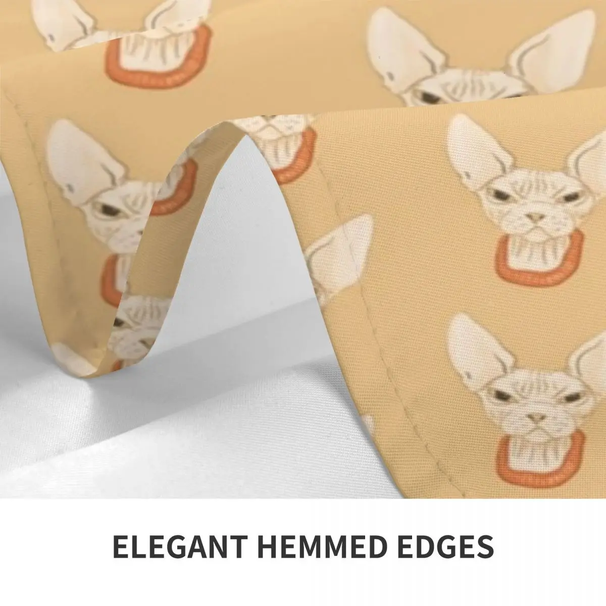 Кошка Сфинкс скатерть протектор печати крышка стола полиэстер День рождения